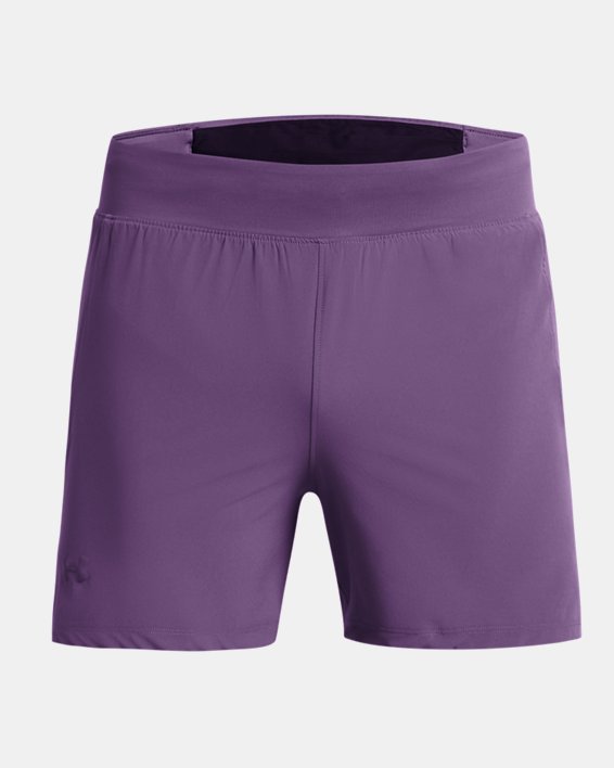 Men's UA Launch Elite 5'' Shorts, Purple, pdpMainDesktop image number 7